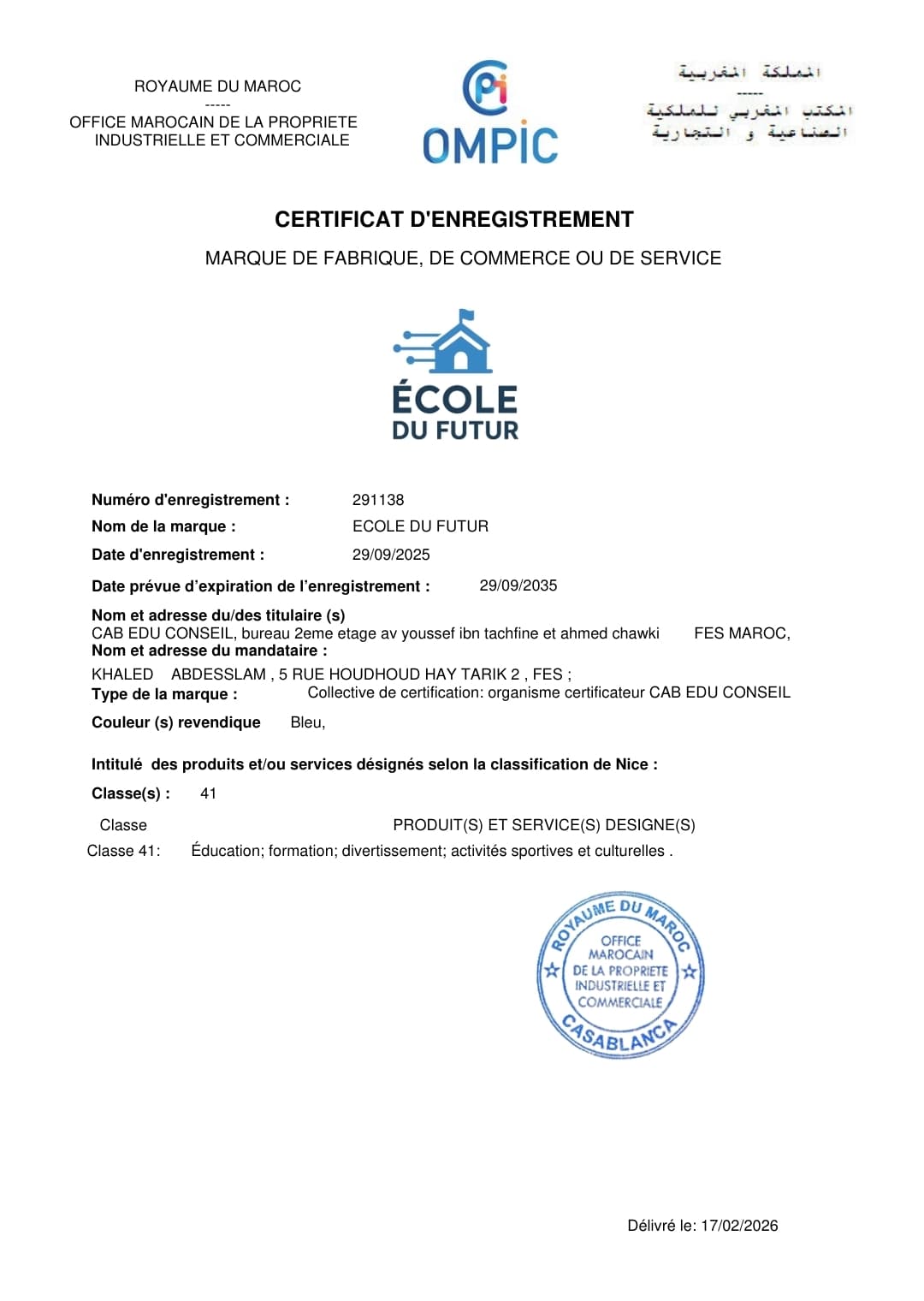 CAB EDU CONSEIL